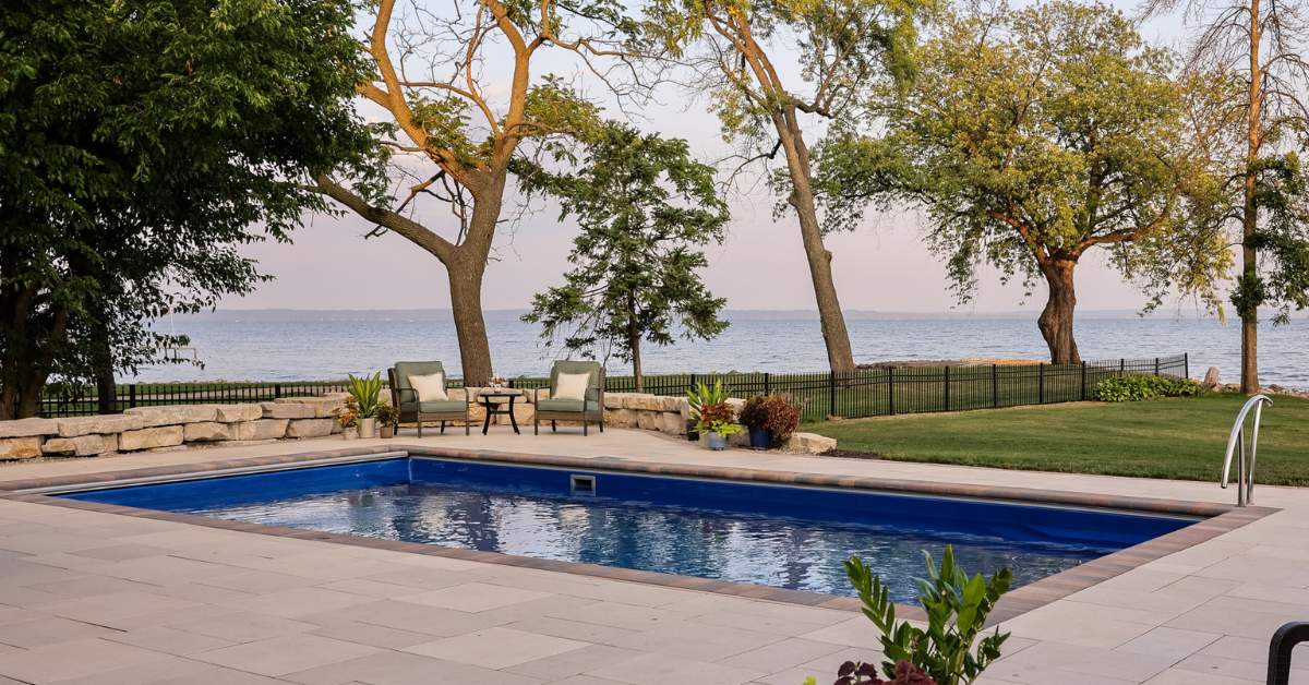 Outdoor living in a Neenah Backyard